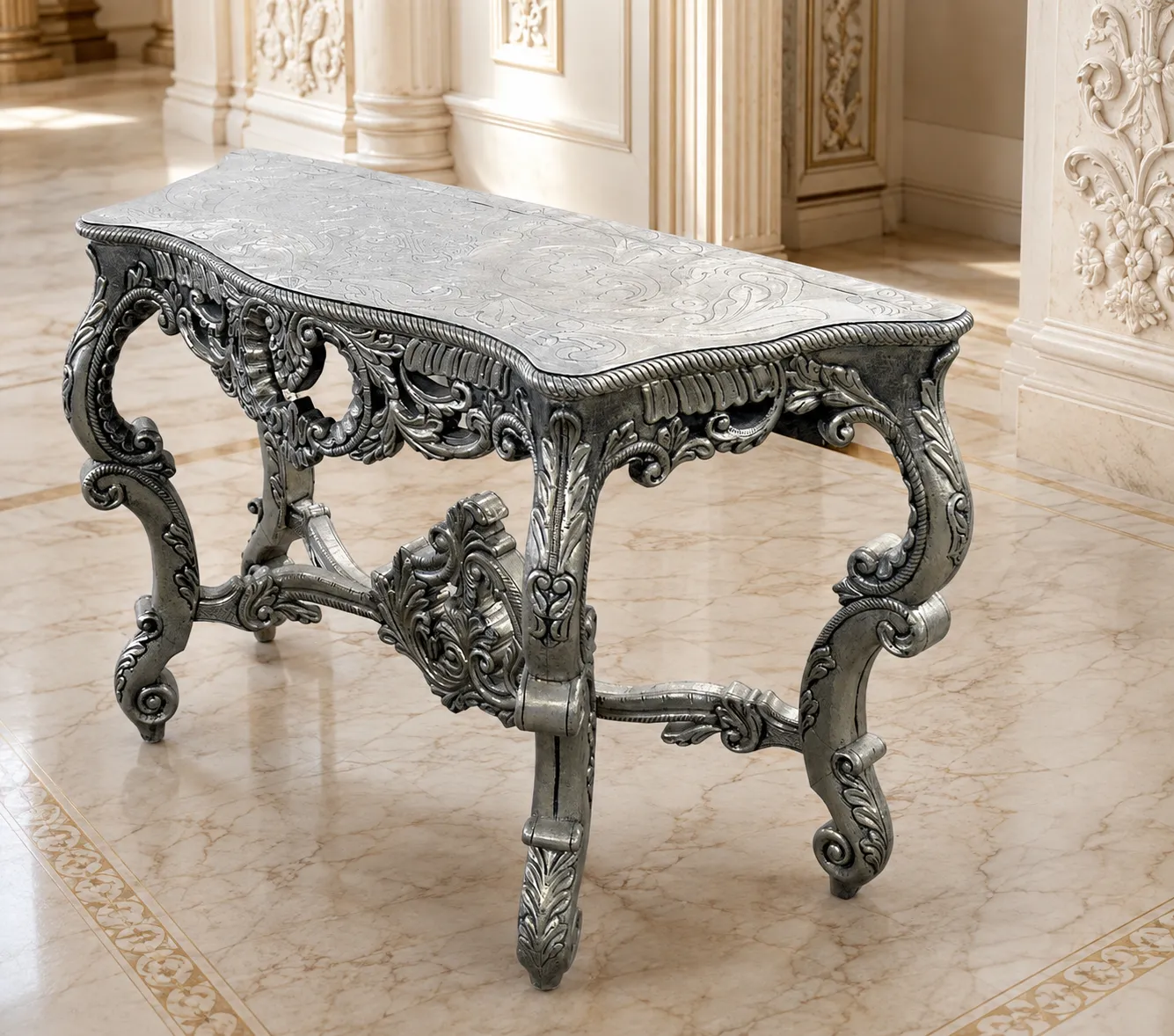 Rangarsons-Film-Production-Supplier-White-Metal-Furniture