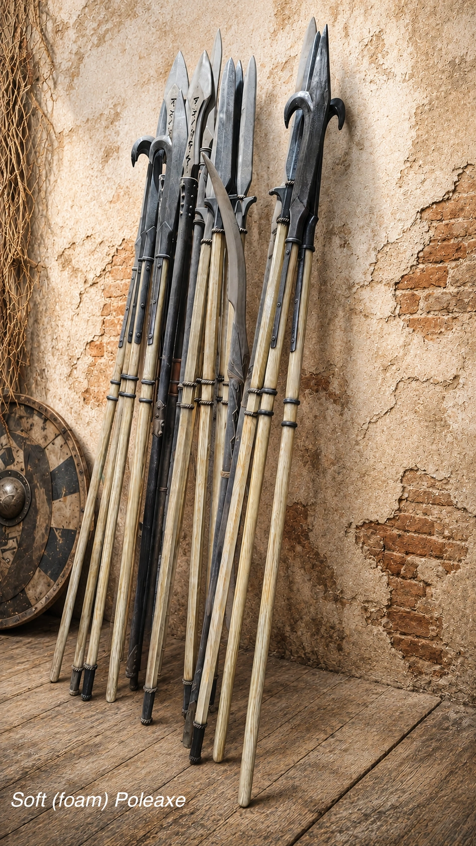 Rangarsons-Film-Production-Supplier-chainmail-sword-armour-shield-weapons-tools-weapon-rack