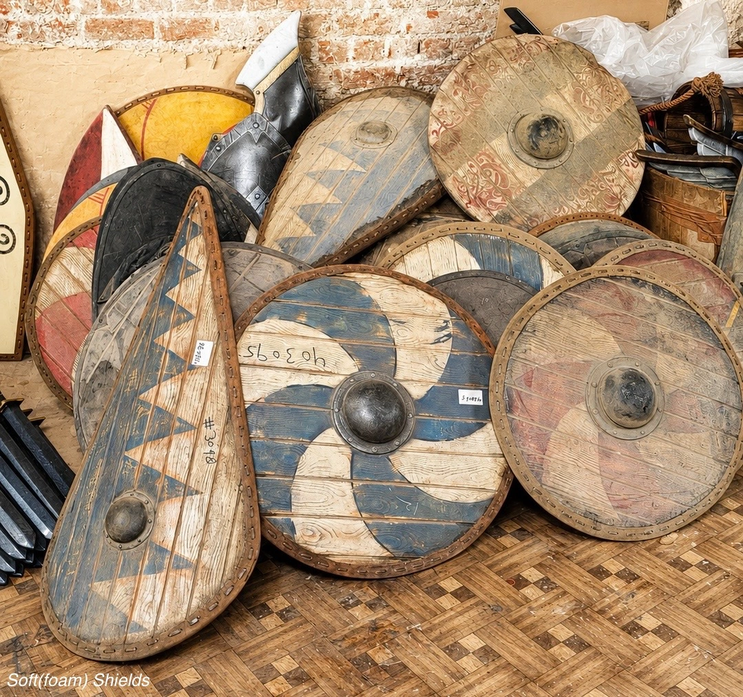 Rangarsons-Film-Production-Supplier-chainmail-sword-armour-shield-weapons-tools-weapon-rack