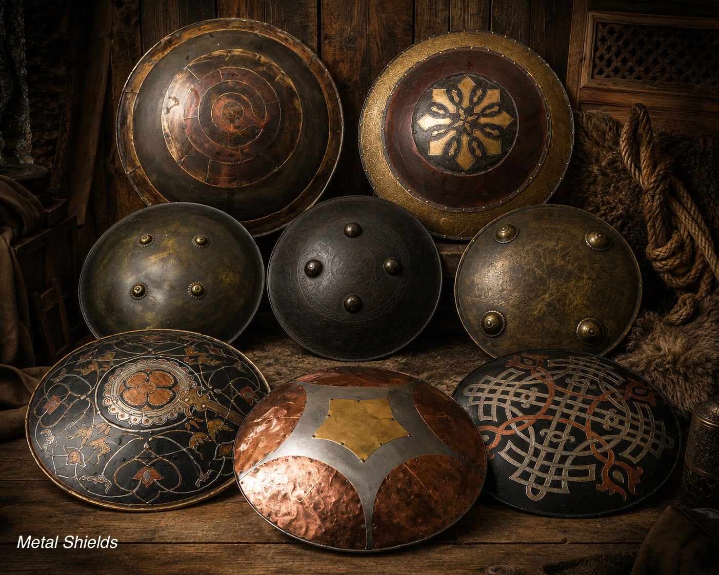 Rangarsons-Film-Production-Supplier-chainmail-sword-armour-shield-weapons-tools-weapon-rack
